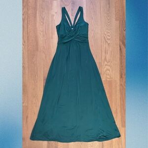 Vintage Y2K NWT Arden B Teal Maxi Dress